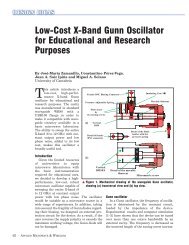 Low-Cost X-Band Gunn Oscillator for Educational and Research ...