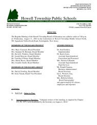 MINUTES 08-11-10.pdf - Howell Township Public Schools