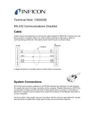 RS-232 Communications Checklist - INFICON