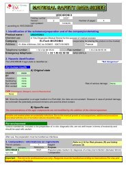 MSDS - Lucron Elitech Benelux