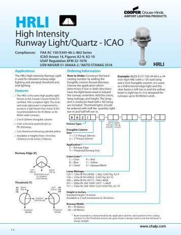 High Intensity Runway Light/Quartz - ICAO - OkSolar.com