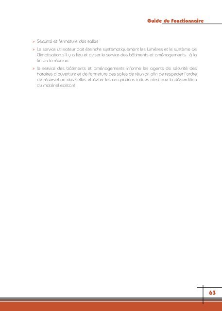 Guide du Fonctionnaire - Ministère de l'Habitat, de l'urbanisme et de ...