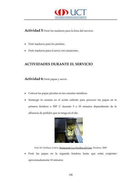 Manual de Procedimientos Operativos para el Restaurante las ...