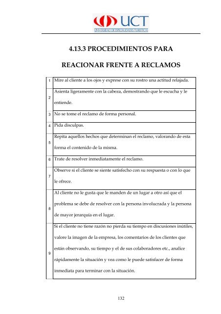 Manual de Procedimientos Operativos para el Restaurante las ...