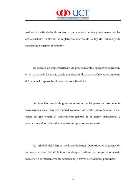 Manual de Procedimientos Operativos para el Restaurante las ...