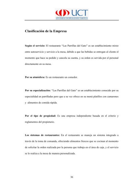 Manual de Procedimientos Operativos para el Restaurante las ...