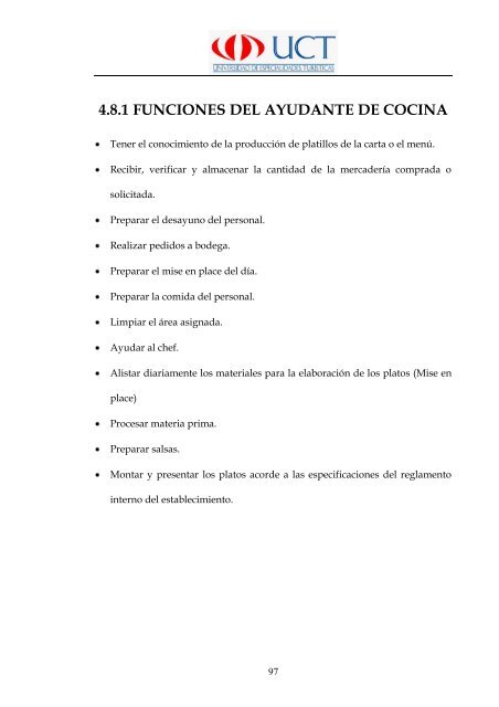 Manual de Procedimientos Operativos para el Restaurante las ...