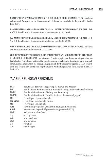 Kulturelle Bildung in der Bildungsreformdiskussion – Konzeption ...