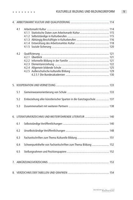 Kulturelle Bildung in der Bildungsreformdiskussion – Konzeption ...