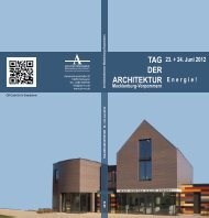 tag der architektur - Architektenkammer Mecklenburg-Vorpommern
