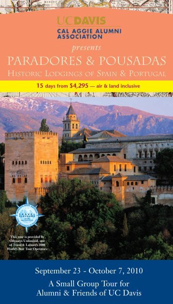 Paradores & Pousadas. pdf - Cal Aggie Alumni Association - UC Davis