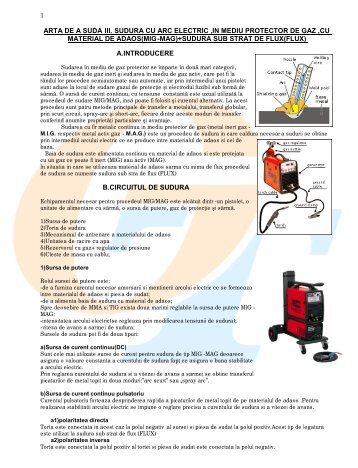 1 ARTA DE A SUDA III. SUDURA CU ARC ELECTRIC ... - Tools.Store