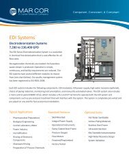 EDI Systems™ - Mar Cor Purification