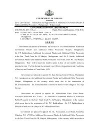 G.O (MS) No. 234/11/Law - Kerala