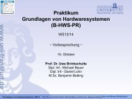 Prof. Dr. Uwe Brinkschulte - Eingebettete Systeme
