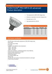 PARATHOM PRO MR16 20 advanced - Osram