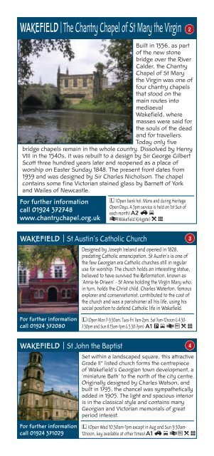 Sacred places - Wakefield District - Diocese of Wakefield