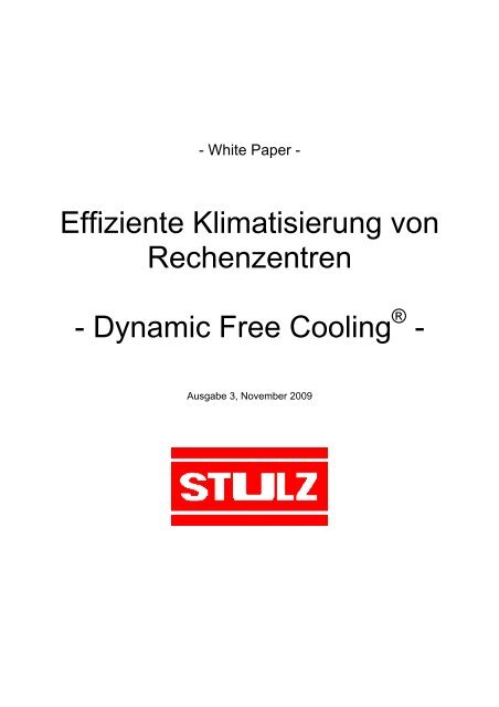 Dynamic Free Cooling - Stulz GmbH