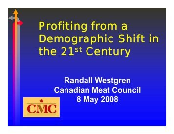 Profiting from a Demographic Shift in the 21st Century