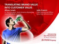 TRANSLATING BRAND VALUE INTO CUSTOMER ... - Psddev.com