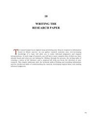 Chapter 10: Writing the Research Paper