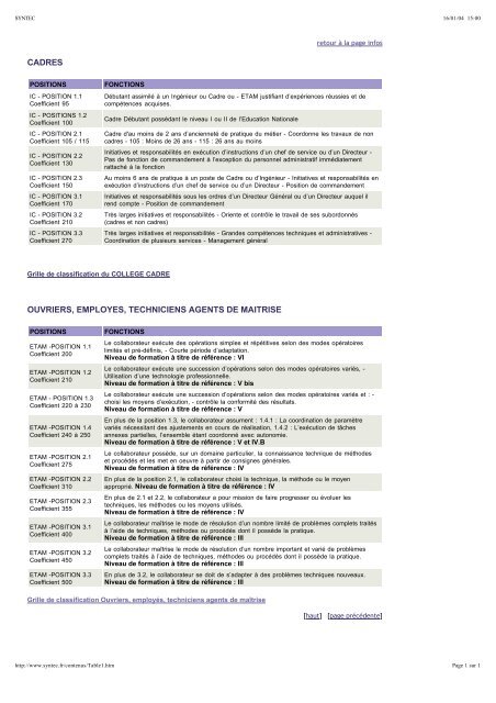 Accord national du 5 juillet 2001 concernant le ... - Syntec ingenierie