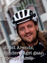 Joost Arends, zonder angst gaan voor je passie - overenuitdeventer.nl
