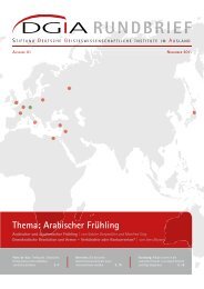 Rundbrief 01 - November 2011 - Max Weber Stiftung