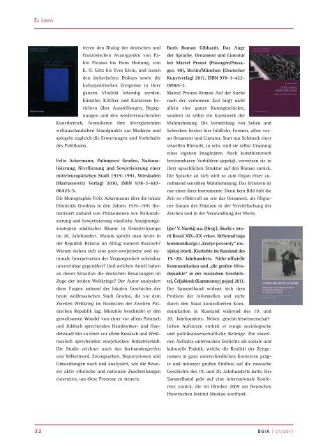 Rundbrief 01 - November 2011 - Max Weber Stiftung