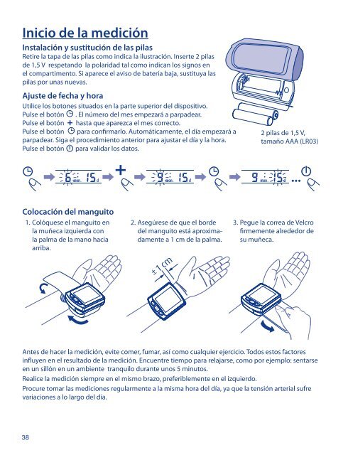 Inicio de la medición - Predictor