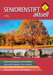 11. Ausgabe, 3. Quartal 2013 - Seniorenstift