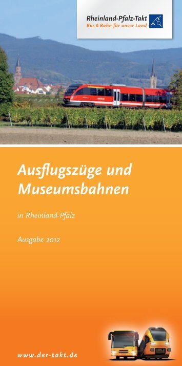 Ausflugszüge und Museumsbahnen - Rheinland-Pfalz-Takt