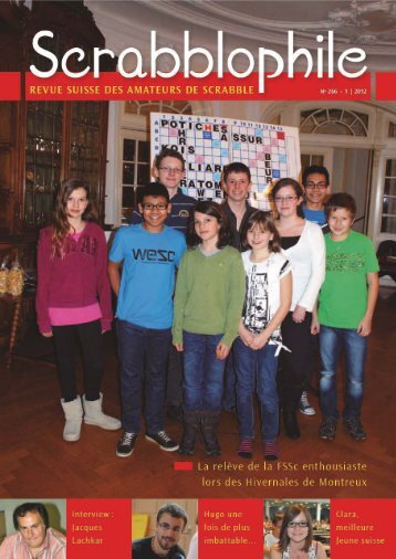 Jacques Lachkar - FÃ©dÃ©ration Suisse de Scrabble