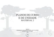 Planos de curso e de unidade - Maternal 2 - Centro EspÃ­rita