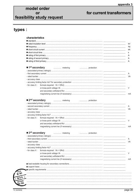 Current transformer selection guide