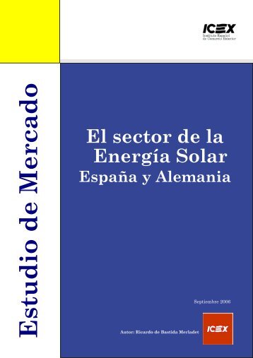 El sector de la Energía Solar - Icex