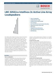 LBC 3253/xx Intellivox 2c Active Line Array Loudspeakers - AVW