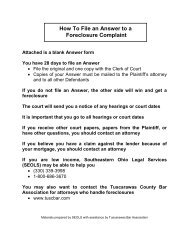 How To File an Answer to a Foreclosure Complaint