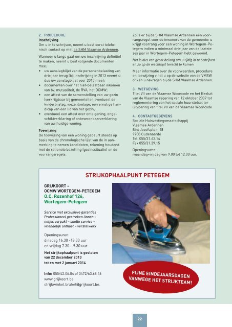 Infoblad nr. 6 : november-december 2013 - Wortegem-Petegem