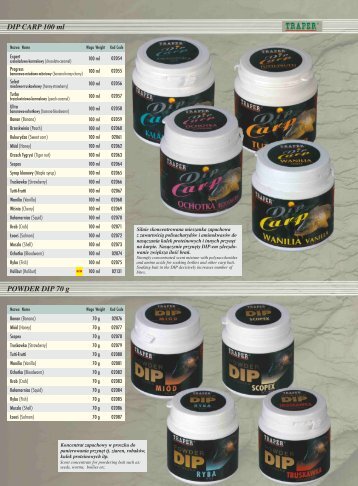 DIP CARP 100 ml POWDER DIP 70 g - fishing masters