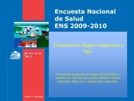 Encuesta Nacional de Salud 2010, RegiÃ³n de ValparaÃ­so