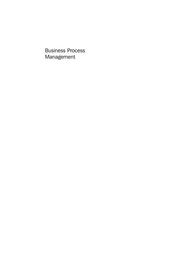 Pearson - Business Process Management