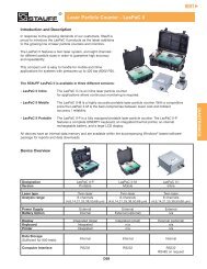 LASER PARTICLE COUNTER TYPE LASPAC II