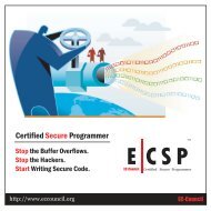 Certified Secure Programmer - EC-Council