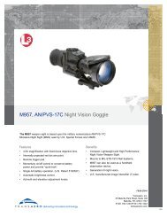 M957, AN/PVS-17C Night Vision Goggle - Transaero Inc.