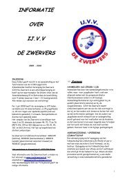 Informatiefolder - IJ.VV De Zwervers