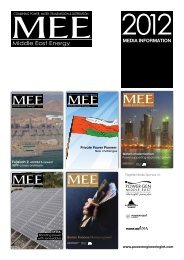 View the 2012 Middle East Energy Print Media Kit - Power ...