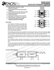 Taos TCS3200 datasheet - DFRobot
