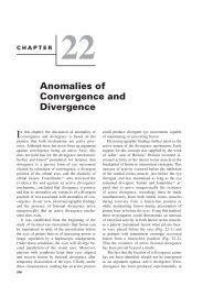 Chapter 22: Anomalies of Convergence and Divergence