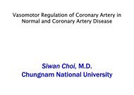 Siwan Choi, M.D. Chungnam National University